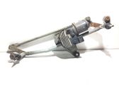 Front wiper linkage and motor