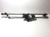 Front wiper linkage and motor