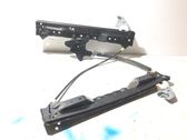 Rear window lifting mechanism without motor