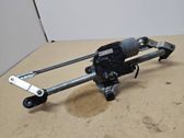 Front wiper linkage and motor