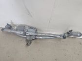 Front wiper linkage and motor