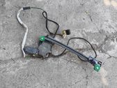 Rear door window regulator with motor