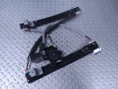 Rear door window regulator with motor
