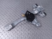 Rear door window regulator with motor