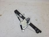 Rear window lifting mechanism without motor