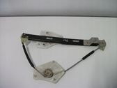 Rear door window regulator with motor