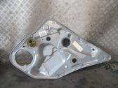 Rear door window regulator with motor