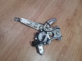 Rear door window regulator with motor