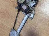 Rear door window regulator with motor