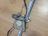 Rear door window regulator with motor