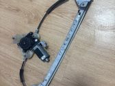 Rear door window regulator with motor
