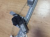 Rear door window regulator with motor