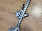 Rear door window regulator with motor