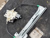 Rear door window regulator with motor