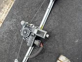 Rear door window regulator with motor