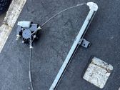 Rear door window regulator with motor