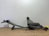 Front wiper linkage and motor