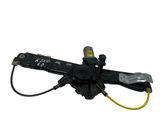 Rear door window regulator with motor