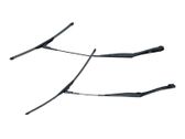 Front wiper blade arm