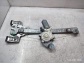 Rear door window regulator with motor