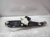 Rear door window regulator with motor