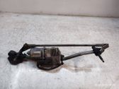 Front wiper linkage and motor
