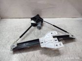 Rear door window regulator with motor