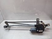 Front wiper linkage and motor