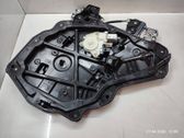 Rear door window regulator with motor