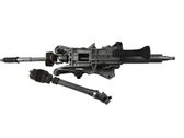 Steering wheel axle