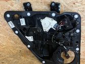 Rear window lifting mechanism without motor