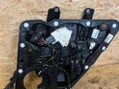 Rear window lifting mechanism without motor
