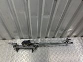 Front wiper linkage and motor
