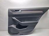 Rear door card panel trim