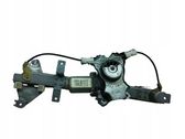 Rear door window regulator with motor