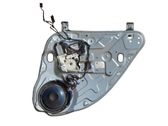 Rear door window regulator with motor