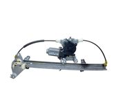 Rear door window regulator with motor