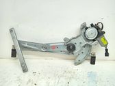Rear door window regulator with motor