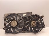 Radiator cooling fan shroud
