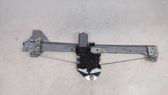 Rear door window regulator with motor