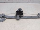 Rear door window regulator with motor