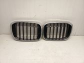 Front bumper upper radiator grill