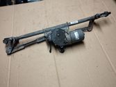 Front wiper linkage and motor