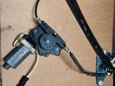 Rear door window regulator with motor