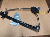 Rear door window regulator with motor