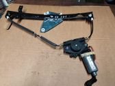 Rear door window regulator with motor