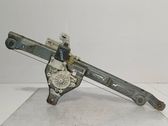 Rear door window regulator with motor