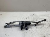 Front wiper linkage and motor