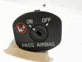 Passenger airbag on/off switch