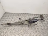 Front wiper linkage and motor